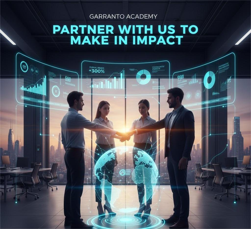 Business partners collaborating to deliver innovative learning solutions